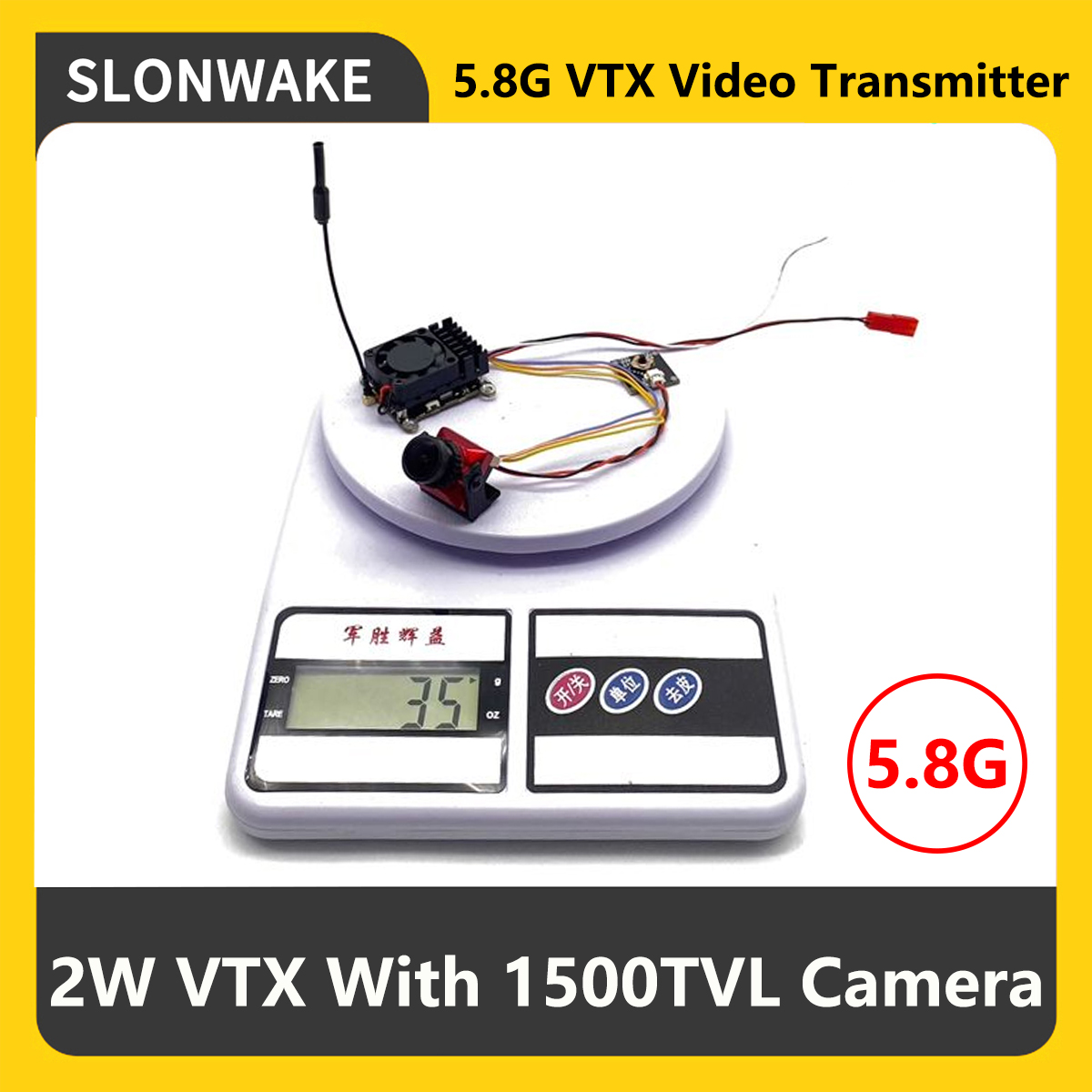 Fpv Drone Camera - Transmisor FPV VTX SLONWAKE 5.8G 2000mW