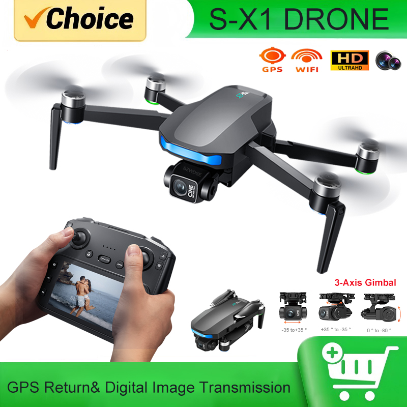 Dron GPS S-X1 MAX con estabili - Fpv Drone Charger reseña y precio