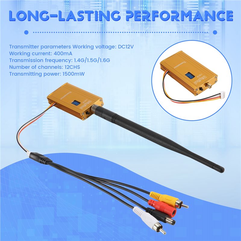 A48U 1.5G 1.5W FPV VTX 12CH 15 - Fpv Drone Quadcopter reseña y precio