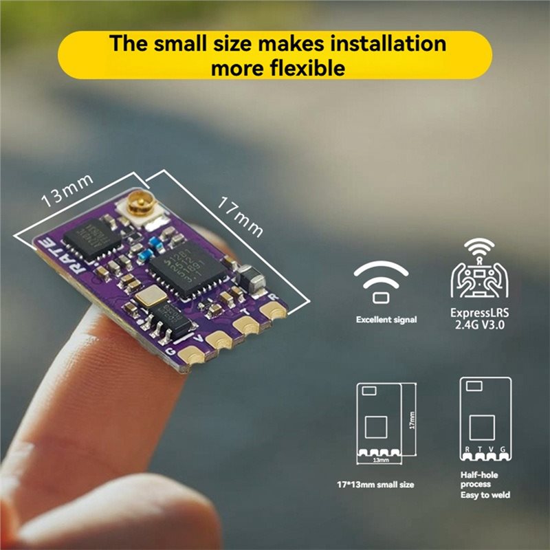 Receptor Nano ELRS 2.4G de Exc - Fpv Drone Antenna reseña y precio